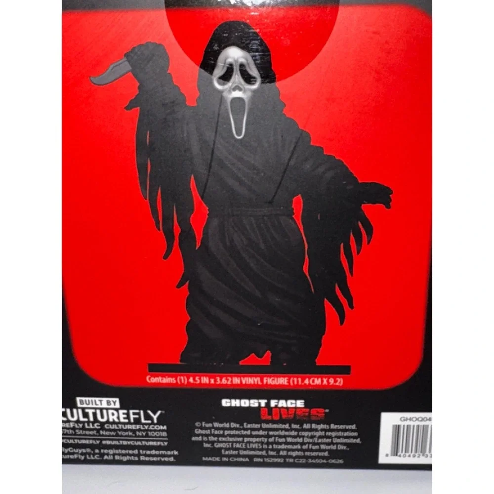 Ghost Face CultureFly FlyGuys Vinyl Figure Horror Movie Collectible New